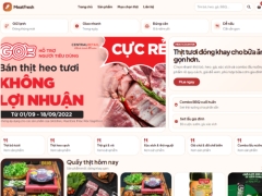 Website bán thịt tươi và sản phẩm chế biến từ thịt