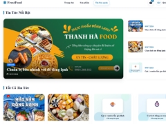 Website bán thực phẩm đông lạnh FrostFood