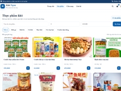Website bán thực phẩm khô