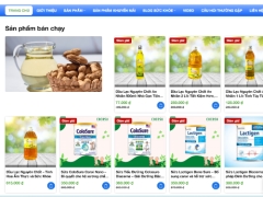 Website Bán Thực Phẩm Online – Code Gọn, Tối Ưu Tốc Độ, Có Giỏ Hàng