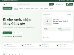Website bán thực phẩm sạch Bếp Xanh