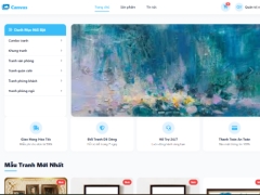 Website bán tranh canvas