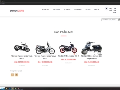 Website bán trưng bày xe máy yamaha honda php & mysql full chức năng thêm sửa xóa mua bán và quản trị