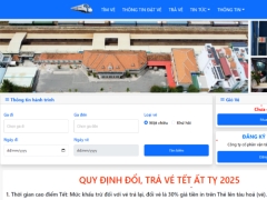 Website bán vé tàu DSVN (ReactJS Frontend + NextJS Backend) Code đồ án