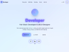 Website cá nhân hiện đại – xây dựng bằng Next.js + TailwindCSS