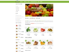 Website Công ty bán Rau sạch, hạt giống hoa, cây ăn quả các loại