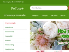 Website cửa hàng bán hoa tươi full
