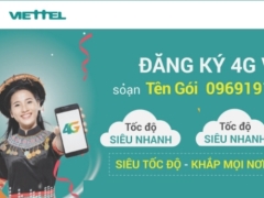 Website đăng ký 4G viettel giao diện đẹp, bắt mắt, tốc độ tải trang nhanh.