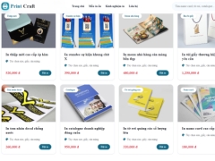 Website đặt in ấn theo yêu cầu