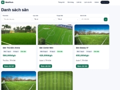 Website Đặt Lịch Sân Bóng Mini Tích Hợp AI