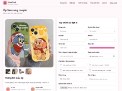 Website đặt ốp lưng điện thoại in ảnh theo yêu cầu