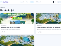 Website đặt tour du lịch VietVista Travel