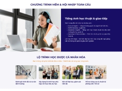 Website dịch vụ du học quốc tế khóa đào tạo dành cho học sinh sinh viên | Langding page du học quốc tế chọn ngành chọn trường cho học sinh sinh viên