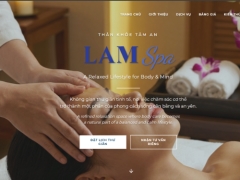 Website dịch vụ spa làm đẹp Lamspa – trung tâm spa thẩm mỹ viện, salon Lamspa chuyên chăm sóc da và làm đẹp toàn diện.
