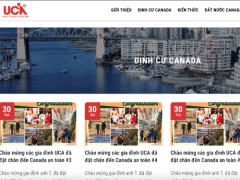 Website dịch vụ visa & tư vấn du học, tư vấn định cư