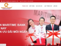Website doanh nghiệp giới thiệu dịch vụ tài chính, tiền tệ chuẩn seo