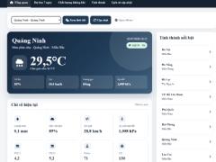 Website dự báo thời tiết