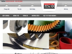 Website giới thiệu công ty bán hàng các sản phẩm cơ khí và vật tư xây dựng