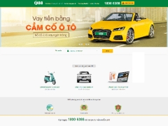 Website giới thiệu dịch vụ cửa hiệu cầm đồ siêu chất