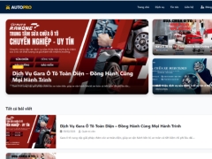 Website giới thiệu dịch vụ và đặt lịch sửa chữa ô tô
