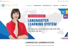 Website giới thiệu khóa học tiếng anh Full source code