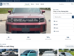Website giới thiệu và mua bán ô tô Auto Việt