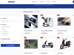 Website giới thiệu và mua bán xe điện VinFast