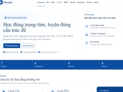 Website học tập và luyện thi trực tuyến Hocmai