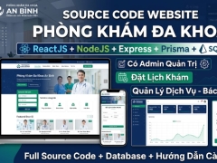 Website Phòng Khám Đa Khoa ReactJS NodeJS Full Admin