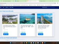 Website PHP thuần cơ bản Quản lý đặt tour du lịch + Báo cáo