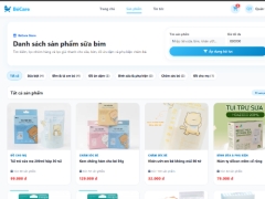 Website quản lý bán hàng sữa bỉm BéCare