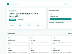 Website quản lý bệnh viện và đặt lịch khám bệnh trực tuyến