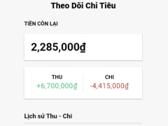 Website Quản lý Chi tiêu Giao diện tiếng Việt có thể tùy biến - Hướng dẫn Cài đặt đầy đủ