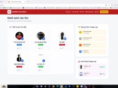 Website quản lý đội bóng đá nội bộ bằng Vue JS kết hợp MongoDB