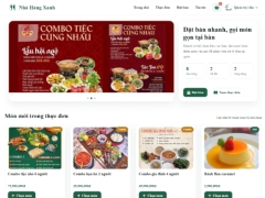 Website quản lý nhà hàng đơn giản