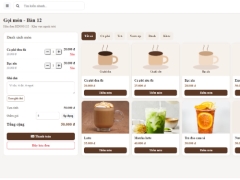Website quản lý quán cà phê php mysql