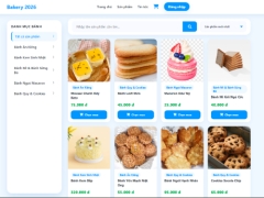 Website quản lý tiệm bánh Bakery Manager 2026