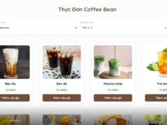 Website quản lý tiệm cà phê chuẩn SEO