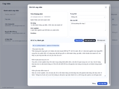 Website Quản Lý Tuyển Dụng Nội Bộ Tích Hợp AI