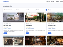 Website Review Địa Điểm Ăn Uống Tích Hợp AI
