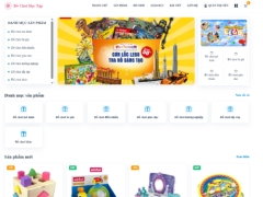 Website Shop Đồ Chơi Phụ Kiện Trẻ Em