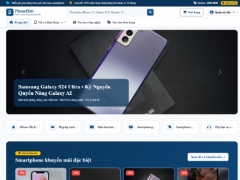 Website thương mại điện tử chuyên kinh doanh điện thoại thông minh
