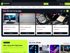 Website thương mại điện tử chuyên kinh doanh máy tính, laptop
