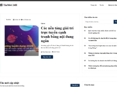 Website tin tức tổng hợp TinMới