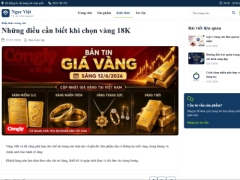 Website tư vấn và bán trang sức Ngọc Việt