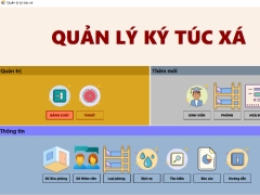 Winform C# Quản Lí kí túc xá Sinh viên - Báo Cáo - SQL Database