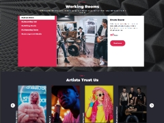Wordpress - Website dịch vụ phòng thu âm