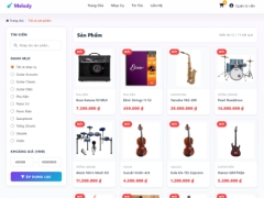 Xây dựng website bán dụng cụ âm nhạc tích hợp AI