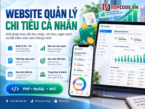 quản lý cá nhân,quản lý chi tiêu cá nhân,PHP MVC,Website quản lý chi tiêu