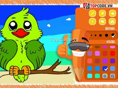 Game Color,Source Code Unit,Birds Coloring Game,Birds Coloring